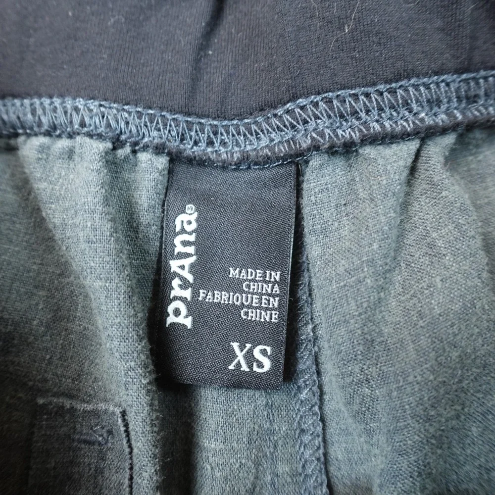 Prana Pants Mens XS Gray Vaha Straight Hemp Blend Pull On Elastic Waist Stretch
